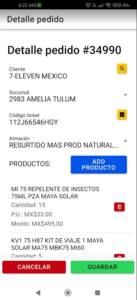 Detalle pedido Fastnumbers